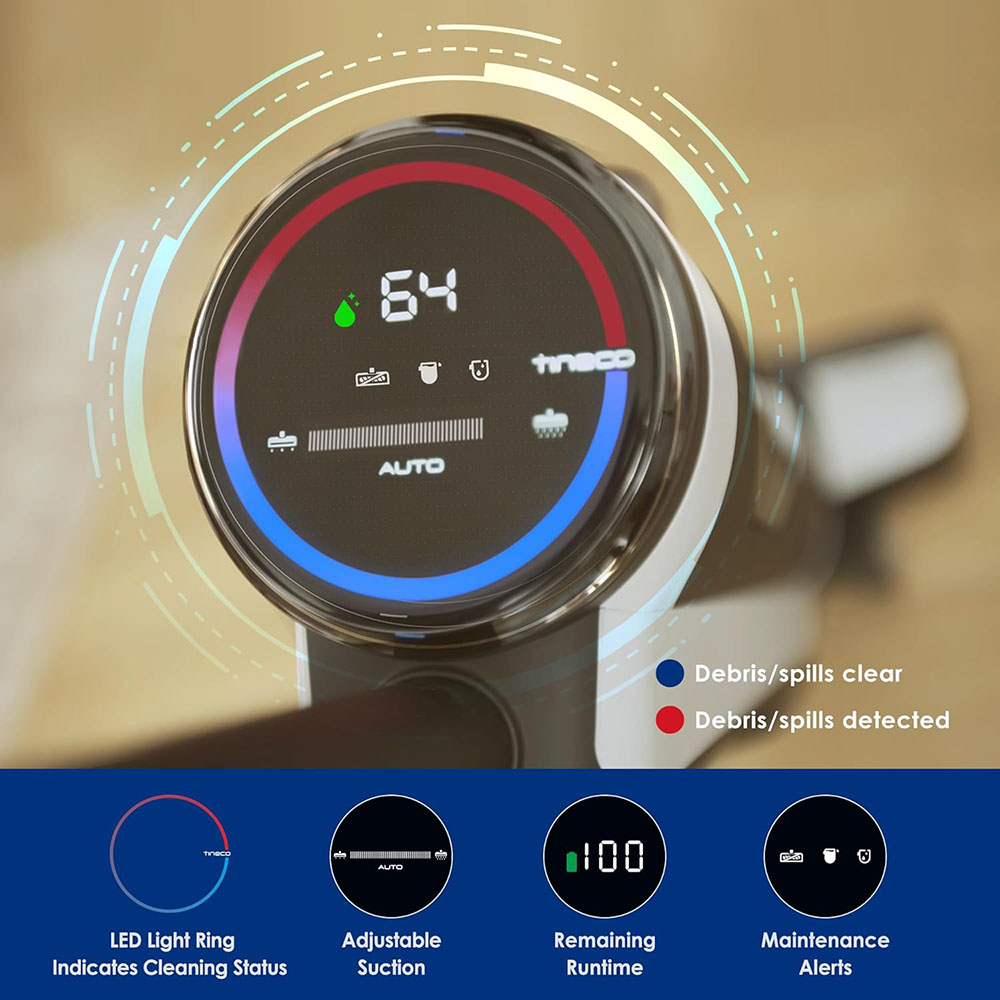 Tineco Floor ONE S3 Cordless Hardwood Floors Cleaner, Lightweight Wet Dry Vacuum Cleaners