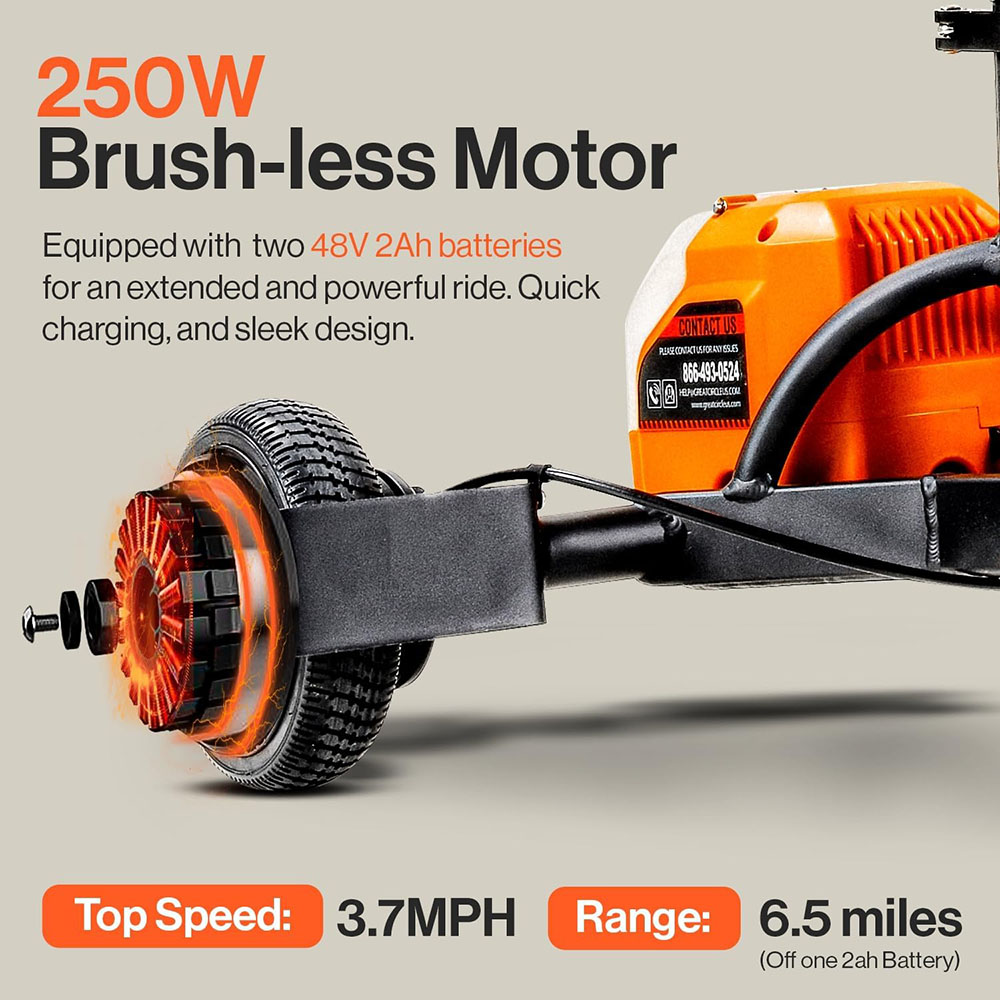 SuperHandy Passport Pro Electric Scooter - Foldable Aluminum Frame