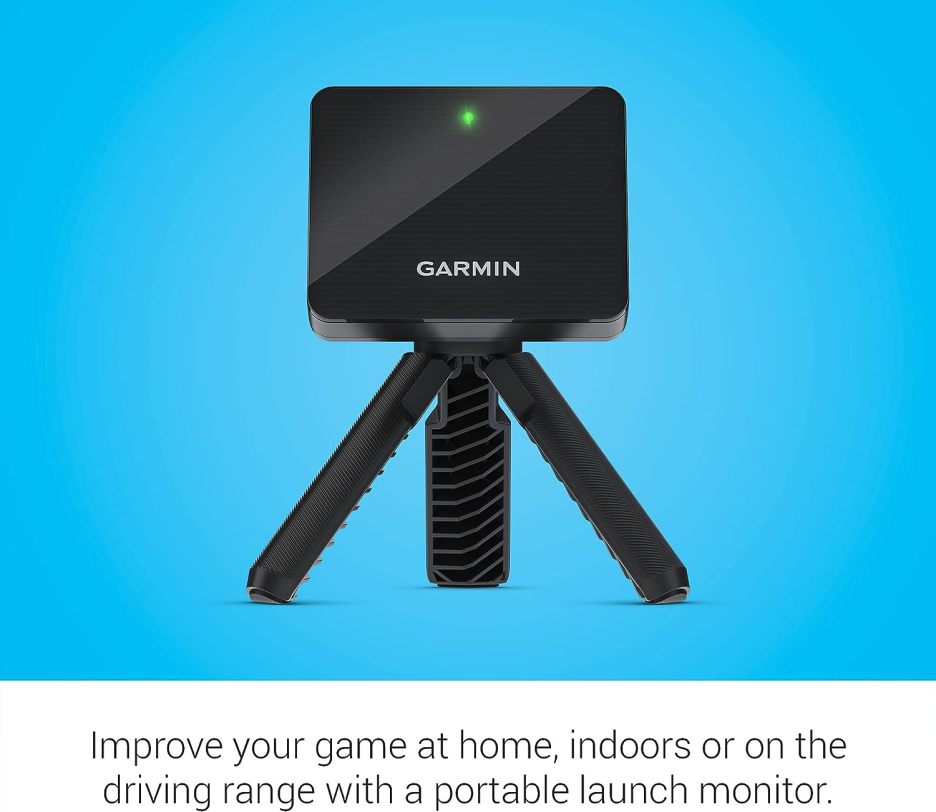 Garmin Approach R10, Portable Golf Launch Monitor, Take Your Game Home, Indoors or to the Driving Range, Up to 10 Hours Battery Life