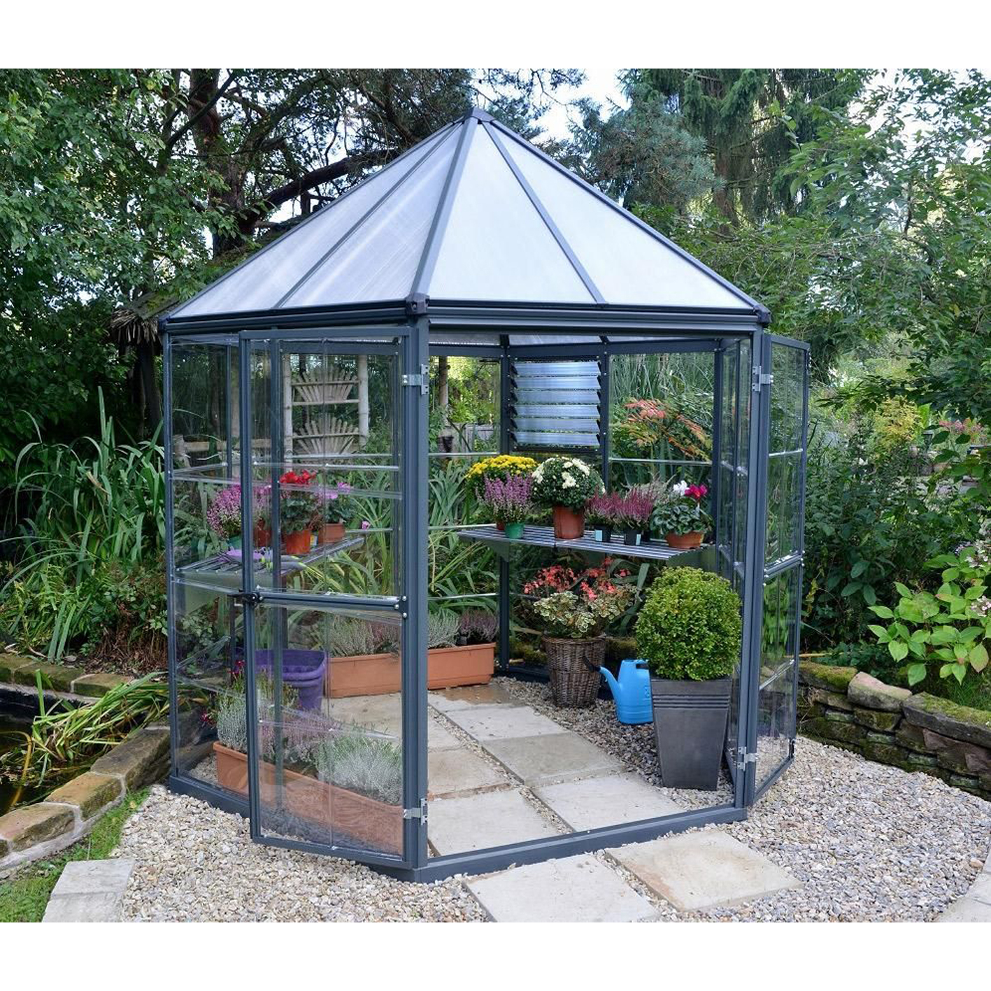 OASIS HEXAGONAL GREENHOUSE 2.5m