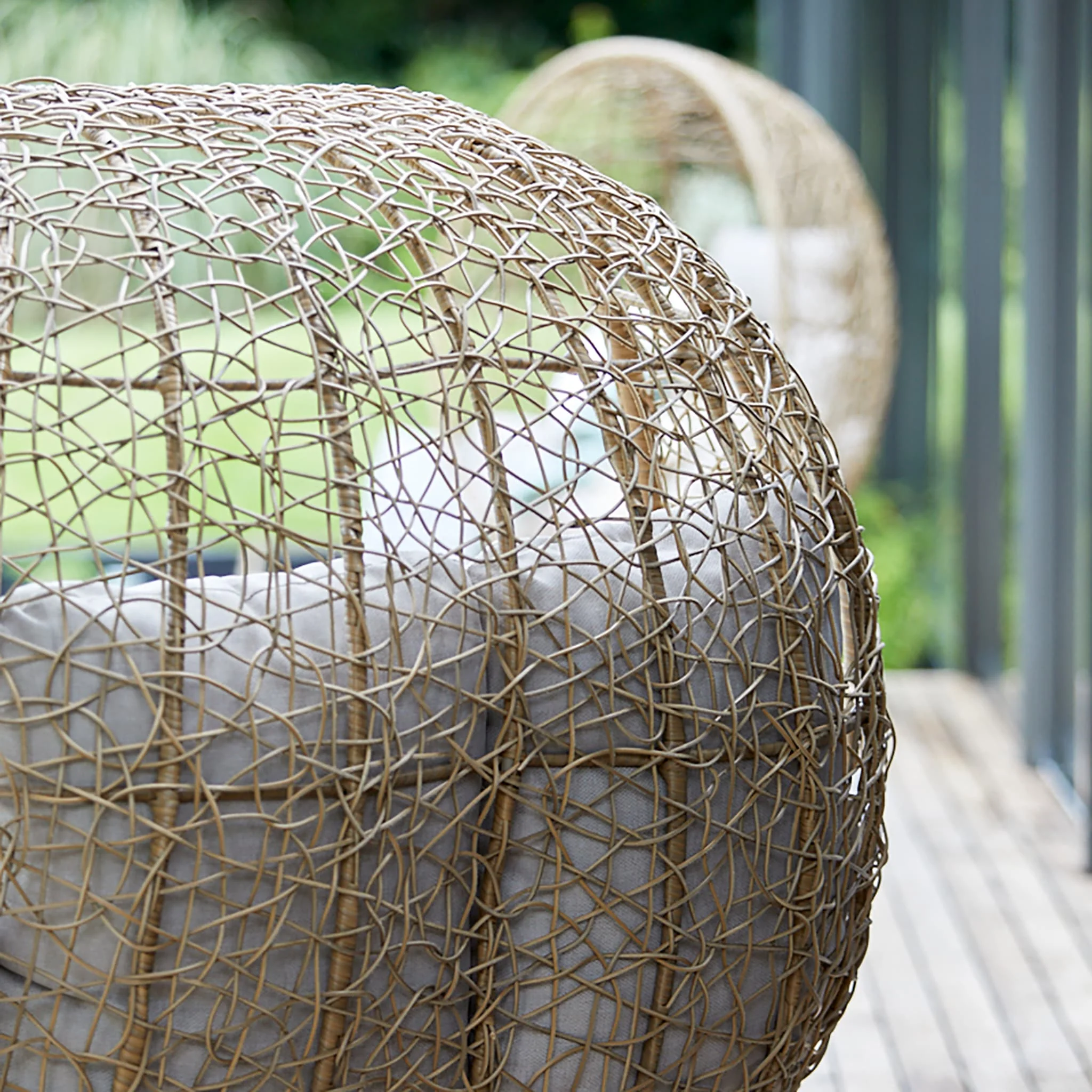 Sherwood Double Cocoon | Outdoor Rattan Chair