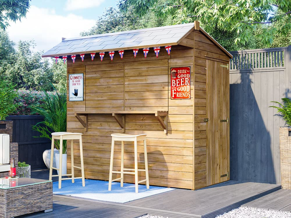 Outdoor Bar Shed - The Hangover Apex Garden Bar | 1.8x2.4 m